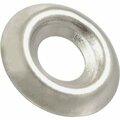 Hillman Flat Washer, , Steel Nickel Plated Finish, 10 PK 6676